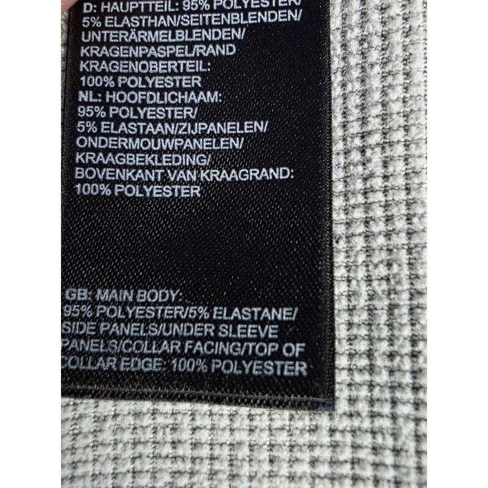 The North Face Mens FlashDry XL Quarter Zip Shirt Pullover Blue and Grey